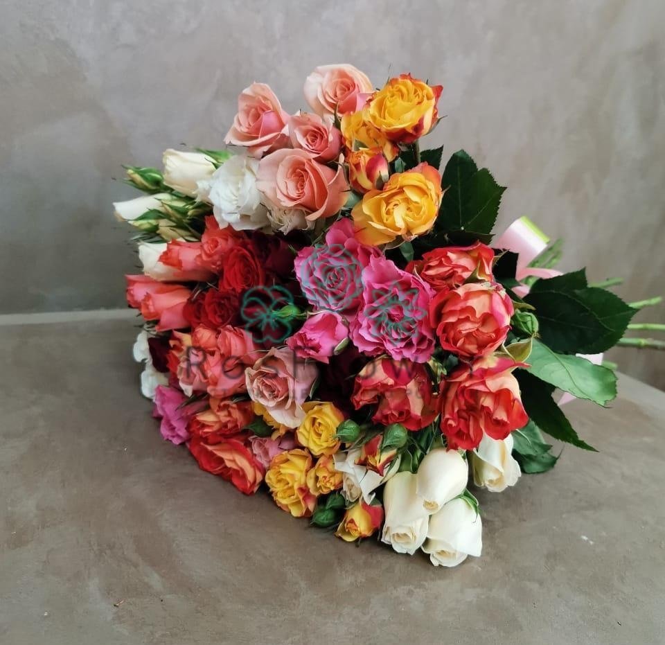 Букет цветов из: Розы в Кармалиновской