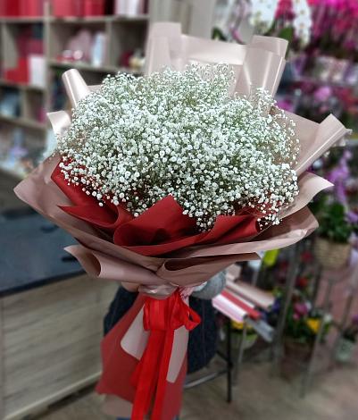 Букет цветов из: Гипсофила в Кармалиновской