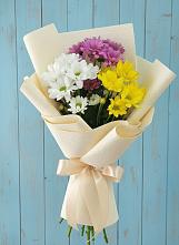 Букет цветов из:  Хризантемы #REPLACE_PRED# Кармалиновской