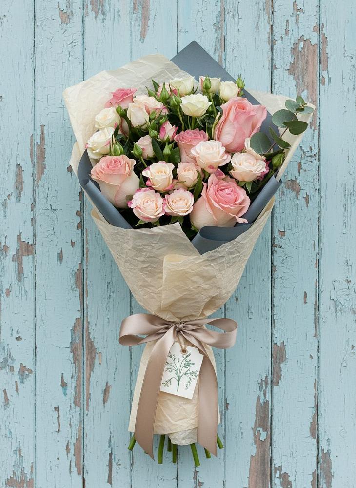 Букет цветов из: Розы в Кармалиновской