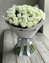 Букет 35 Белых роз #REPLACE_PRED# Кармалиновской