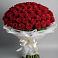 Букет 101 Красная роза Блэк Мэджик в Кармалиновской