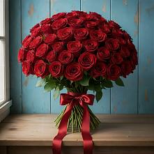 Букет Красные розы Блэк Меджик в Кармалиновской