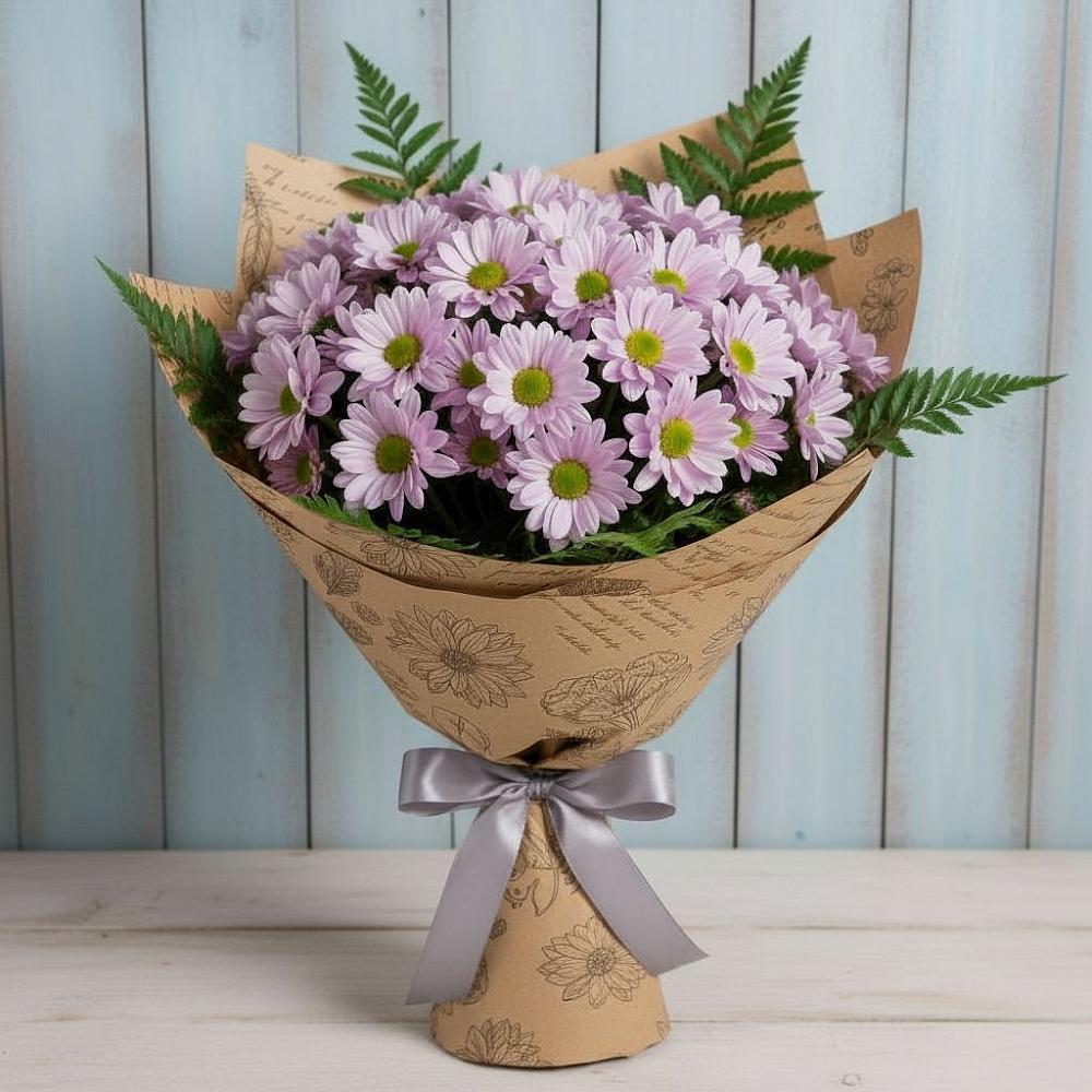 Букет цветов из: Хризантемы в Кармалиновской