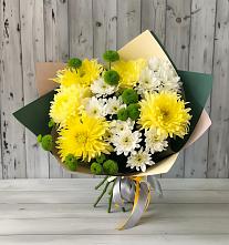 Букет цветов из:  Хризантемы #REPLACE_PRED# Кармалиновской