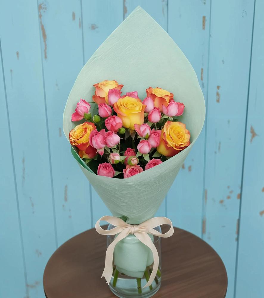 Букет цветов из: Розы в Кармалиновской