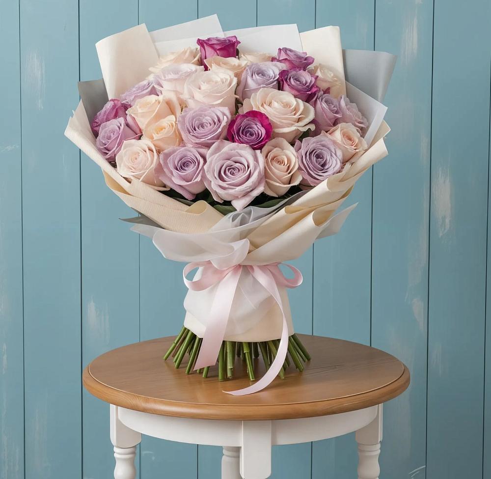 Букет цветов из: Розы в Кармалиновской