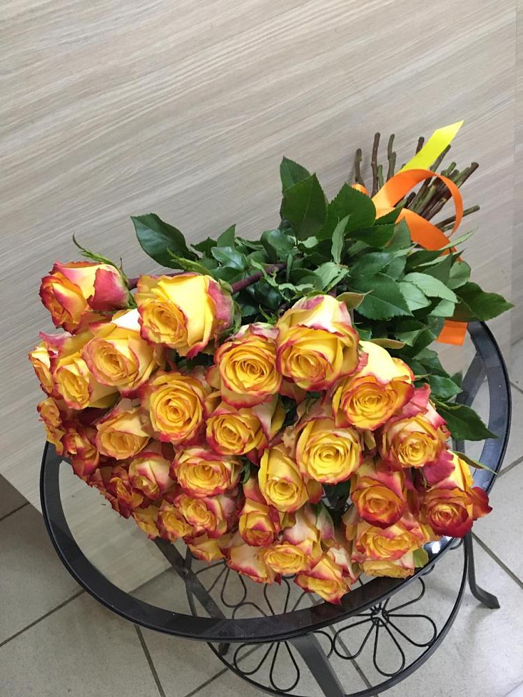 Букет Желтые розы в Кармалиновской