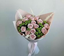 Букет цветов из:  Розы и Хризантемы в Кармалиновской