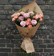 Букет цветов из:  Розы в Кармалиновской