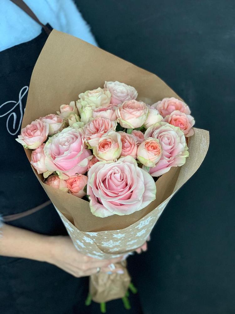 Букет цветов из: Хризантемы и Розы в Кармалиновской