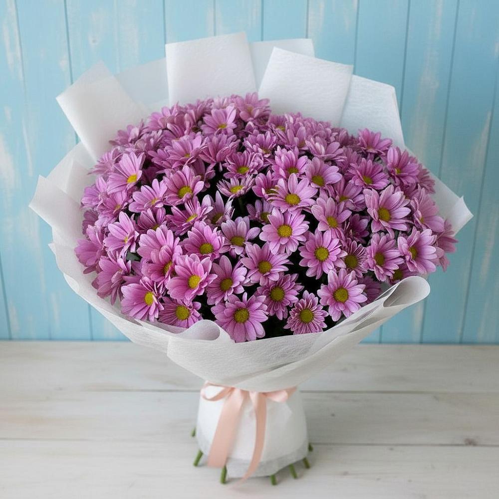 Букет цветов из: Хризантемы в Кармалиновской