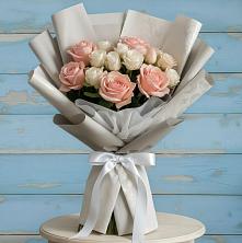 Букет цветов из:  Розы в Кармалиновской