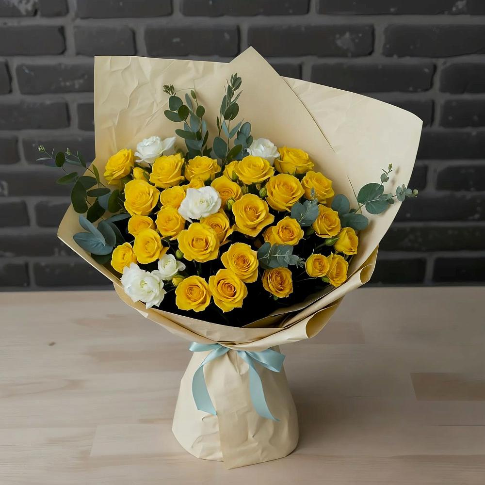 Букет цветов из: Розы в Кармалиновской