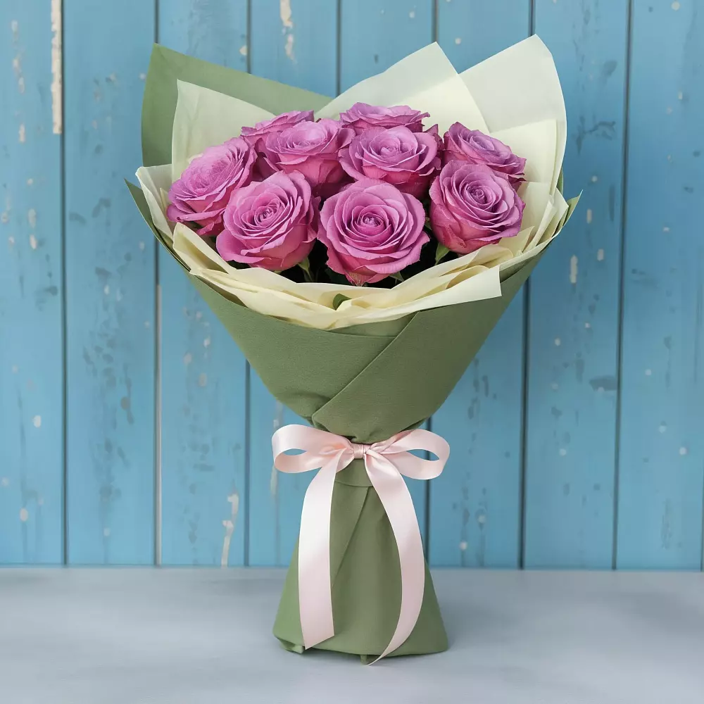 Букет Розы Фёрст Леди в Кармалиновской