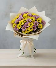 Букет цветов из:  Хризантемы в Кармалиновской