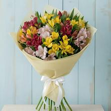 Букет цветов из:  Альстромерии в Кармалиновской