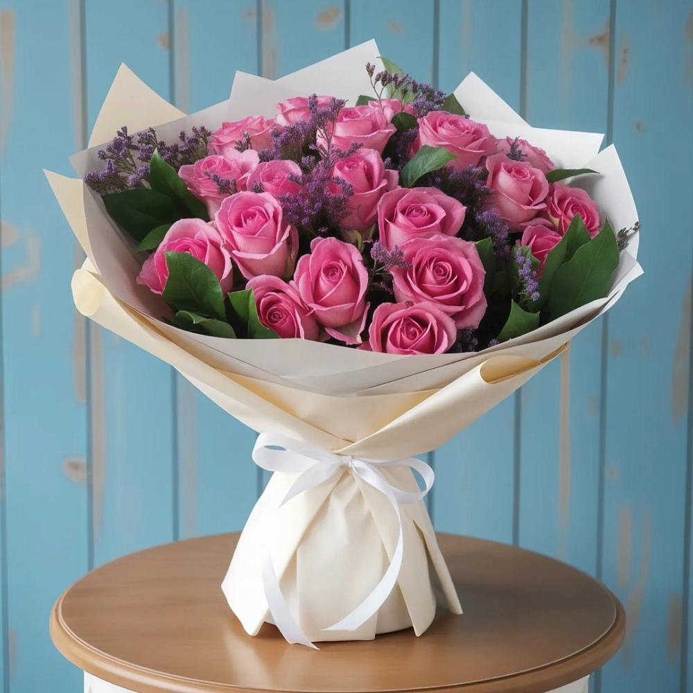 Букет цветов из: Розы в Кармалиновской