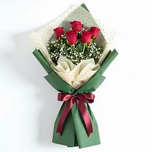 Букет цветов из:  Розы в Кармалиновской