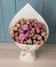 Букет цветов из:  Розы в Кармалиновской