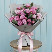 Букет цветов из:  Розы в Кармалиновской